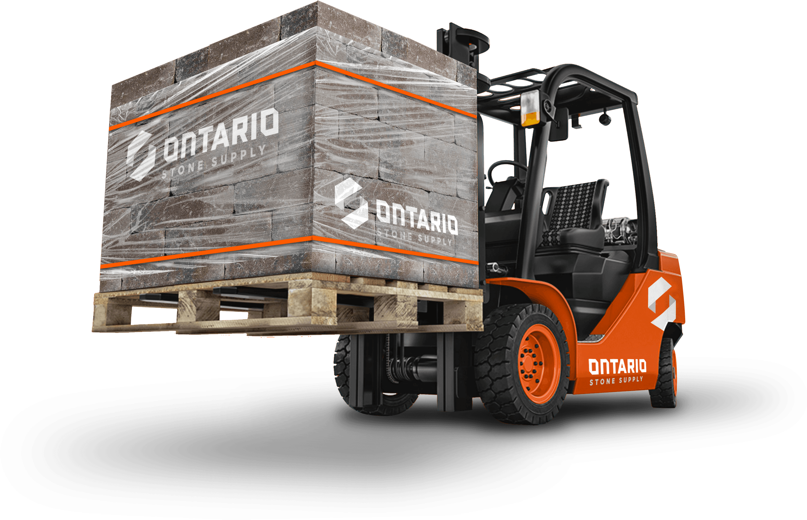 Stone walkway between gardens